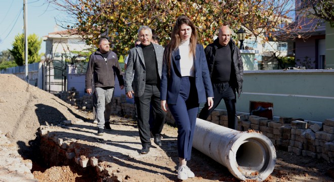 Çeşme’de altyapı çalışmaları hız kesmiyor: